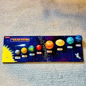 Lakeshore Learning Wooden Solar System Wooden Discovery Board